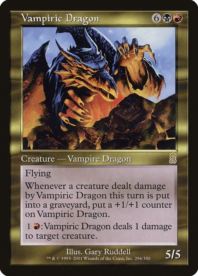 Vampiric Dragon (296) [ODY] - MTG Single