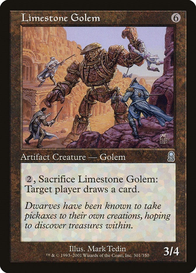 Limestone Golem (301) [ODY] - MTG Single