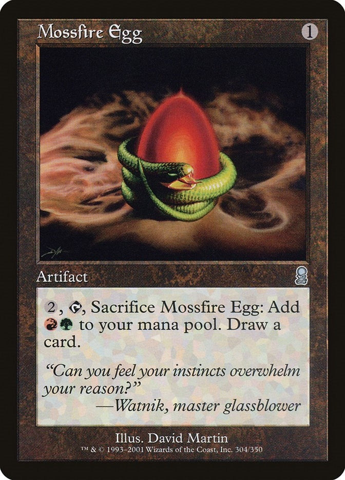 Mossfire Egg (304) [ODY] - MTG Single
