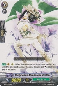 Platycodon Musketeer Evelina (17139) [BT17] - Cardfight Vanguard Single