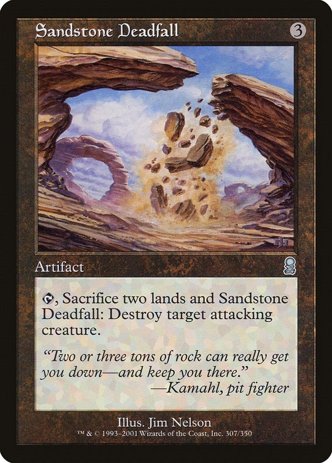 Sandstone Deadfall (307) [ODY] - MTG Single