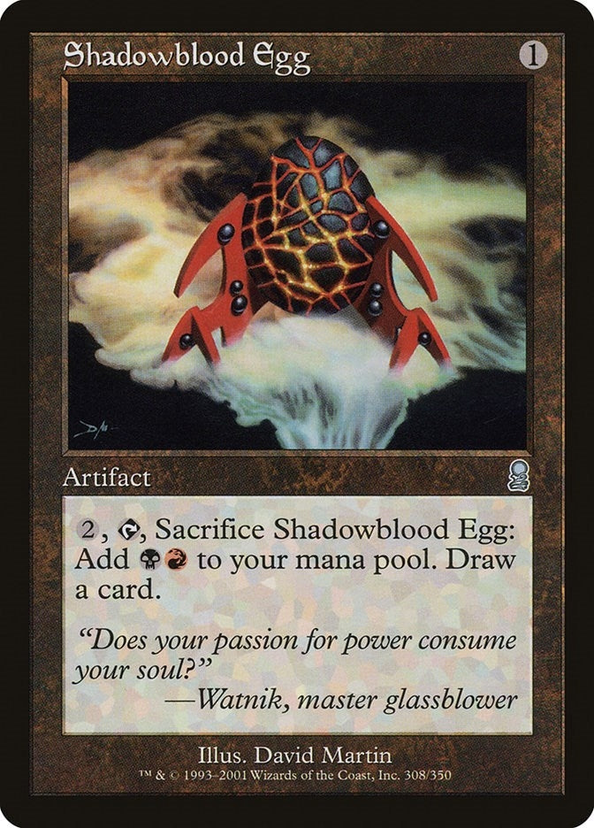 Shadowblood Egg (308) [ODY] - MTG Single
