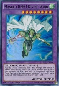 Masked HERO Divine Wind (43) (SDHS) - YuGiOh Single