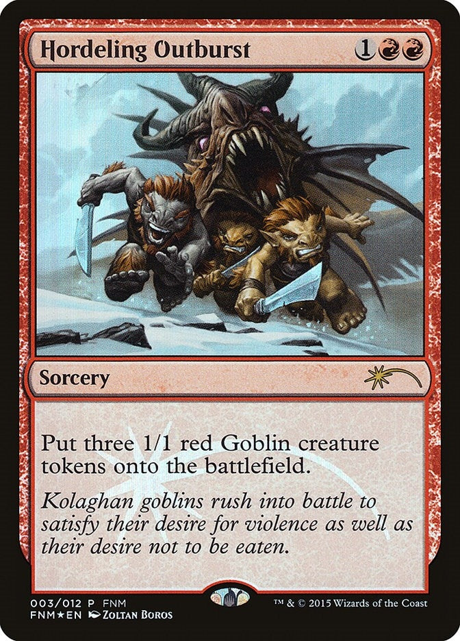 Hordeling Outburst (3) [FNM] - MTG Single