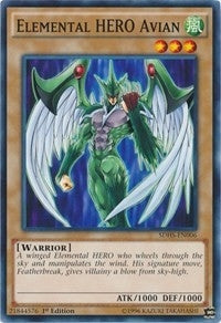Elemental HERO Avian (6) (SDHS) - YuGiOh Single