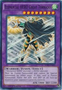 Elemental HERO Great Tornado (45) (SDHS) - YuGiOh Single