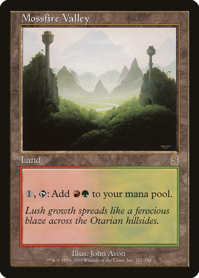 Mossfire Valley (321) [ODY] - MTG Single