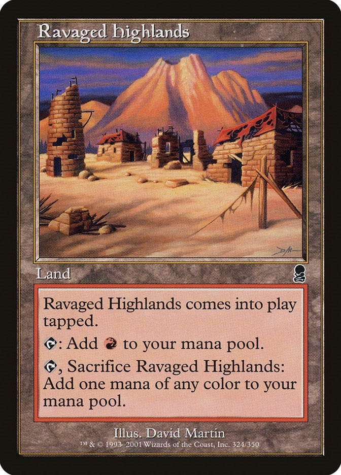 Ravaged Highlands (324) [ODY] - MTG Single