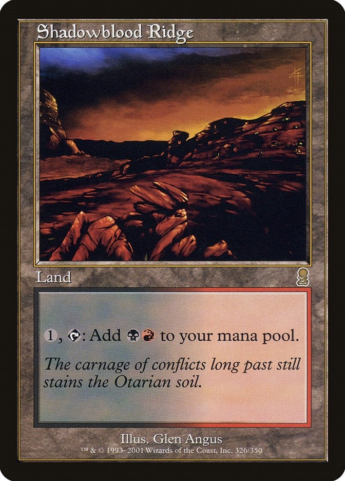 Shadowblood Ridge (326) [ODY] - MTG Single