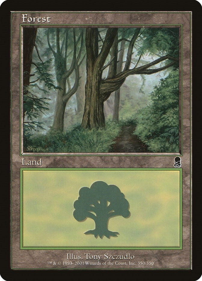 Forest (350) (350) [ODY] - MTG Single