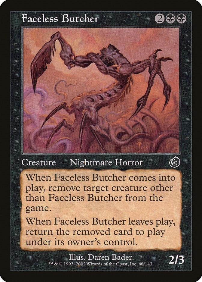 Faceless Butcher (60) [TOR] - MTG Single