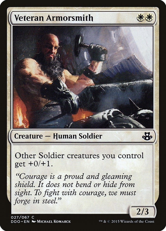 Veteran Armorsmith (27) [DDO] - MTG Single