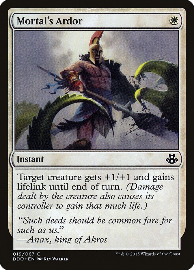 Mortal’s Ardor (19) [DDO] - MTG Single