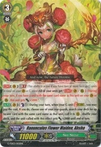 Ranunculus Flower Maiden Ahsha (Foil) (3002) [G-TD03] - Cardfight Vanguard Single