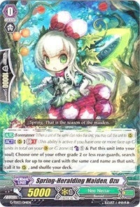 Spring-Heralding Maiden Ozu (3014) [G-TD03] - Cardfight Vanguard Single