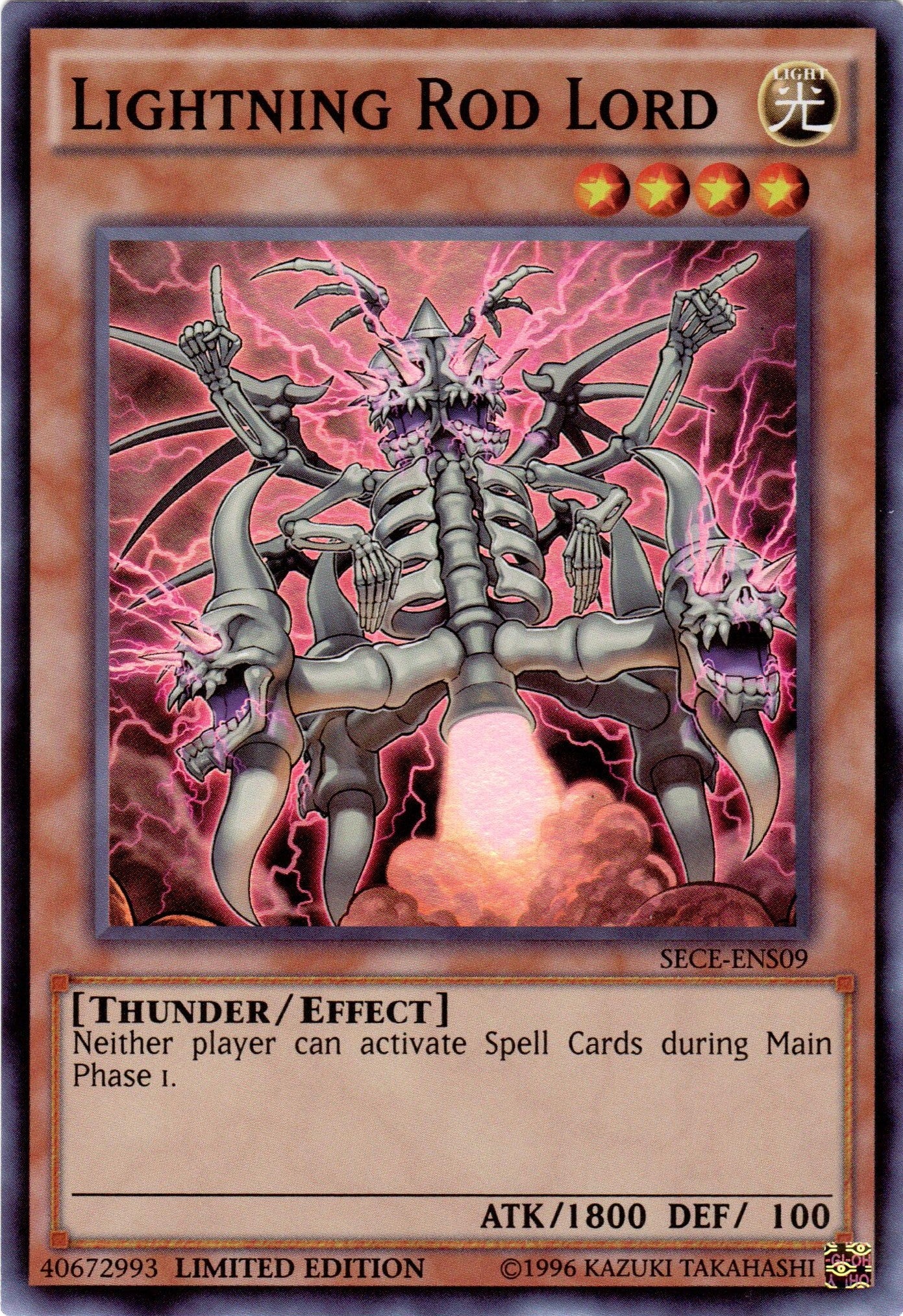 Lightning Rod Lord (SE) (9) (SECE) - YuGiOh Single