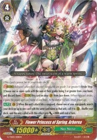 Flower Princess of Spring Arborea (3001) [G-TD03] - Cardfight Vanguard Single