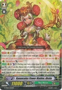 Ranunculus Flower Maiden Ahsha (3002) [G-TD03] - Cardfight Vanguard Single