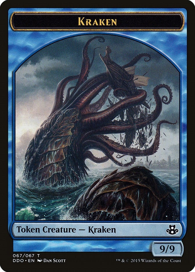 Kraken Token (0) [DDO] - MTG Single
