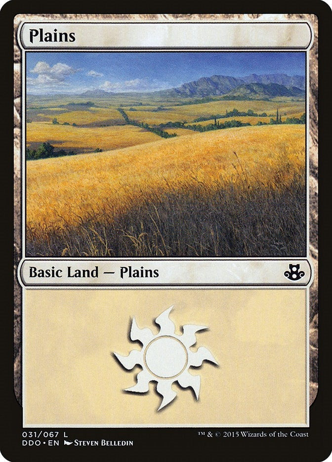 Plains (031) (31) [DDO] - MTG Single