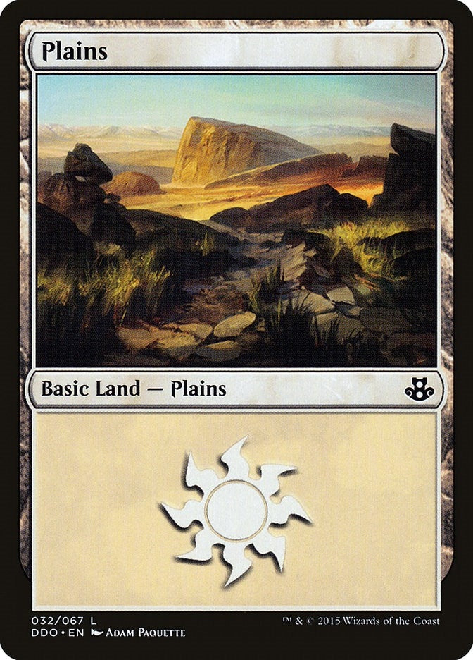Plains (032) (32) [DDO] - MTG Single