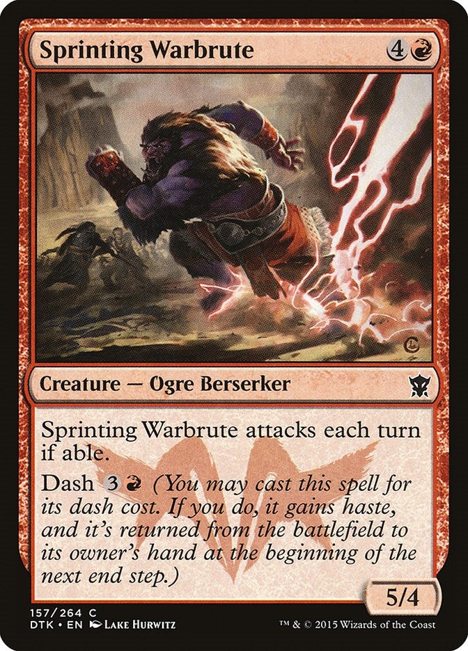 Sprinting Warbrute (157) [DTK] - MTG Single