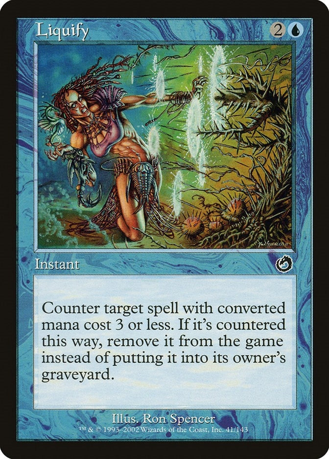 Liquify (41) [TOR] - MTG Single