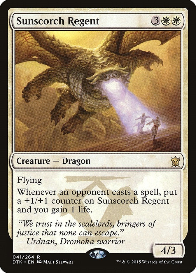 Sunscorch Regent (41) [DTK] - MTG Single