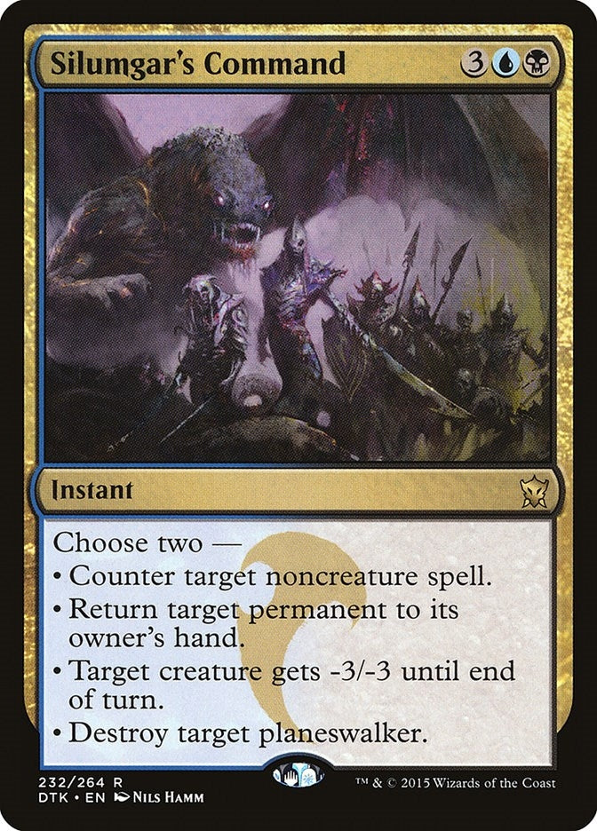 Silumgar’s Command (232) [DTK] - MTG Single