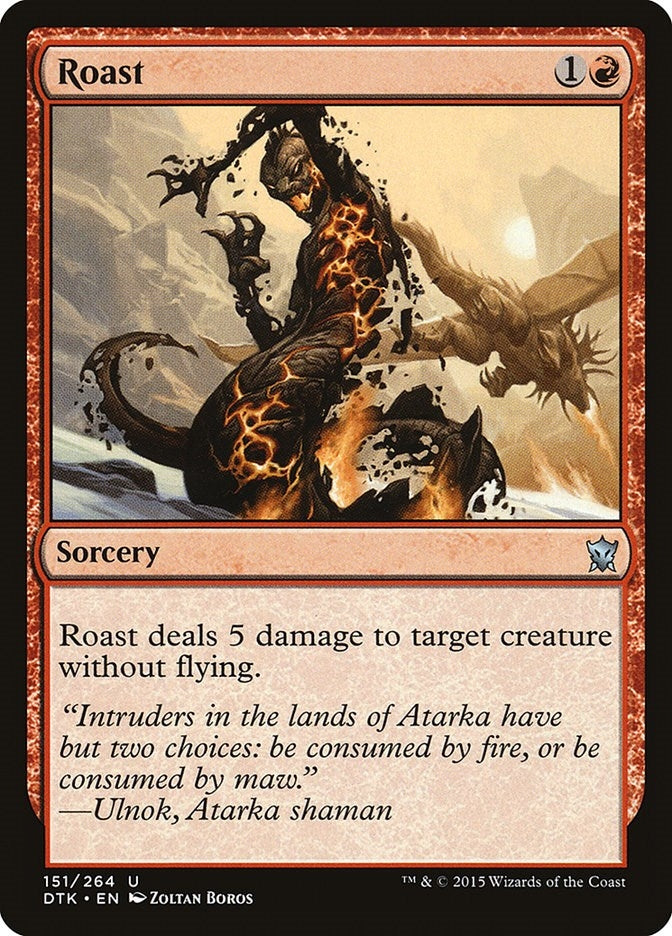 Roast (151) [DTK] - MTG Single