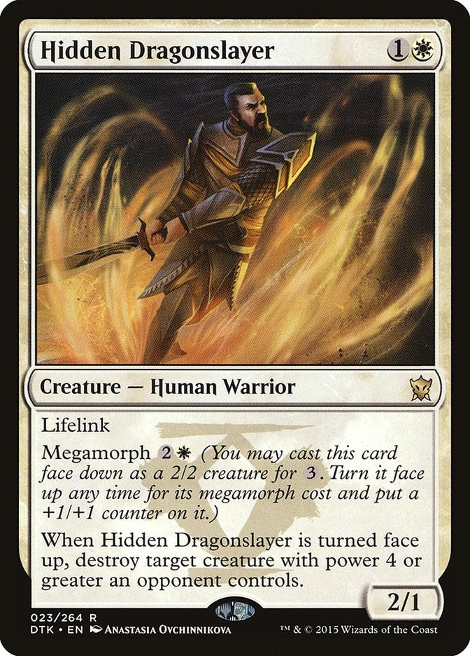 Hidden Dragonslayer (23) [DTK] - MTG Single