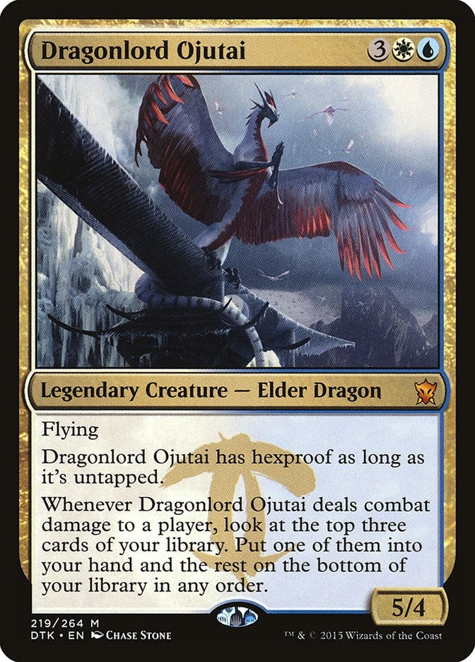 Dragonlord Ojutai (219) [DTK] - MTG Single