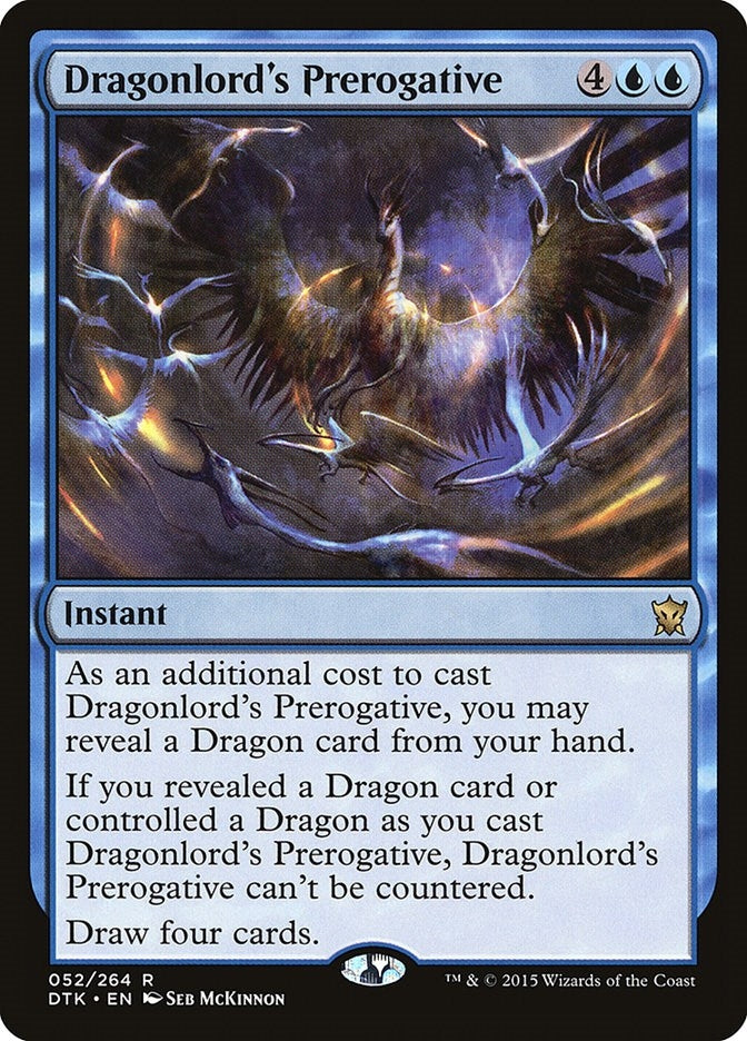 Dragonlord’s Prerogative (52) [DTK] - MTG Single