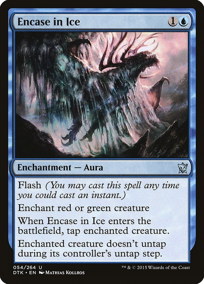 Encase in Ice (54) [DTK] - MTG Single