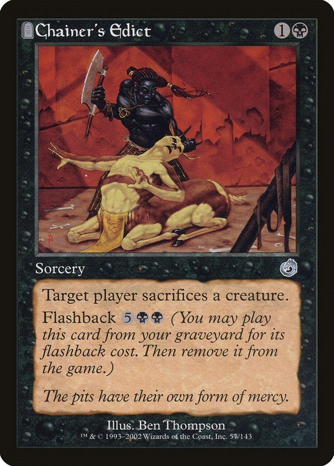 Chainer’s Edict (57) [TOR] - MTG Single