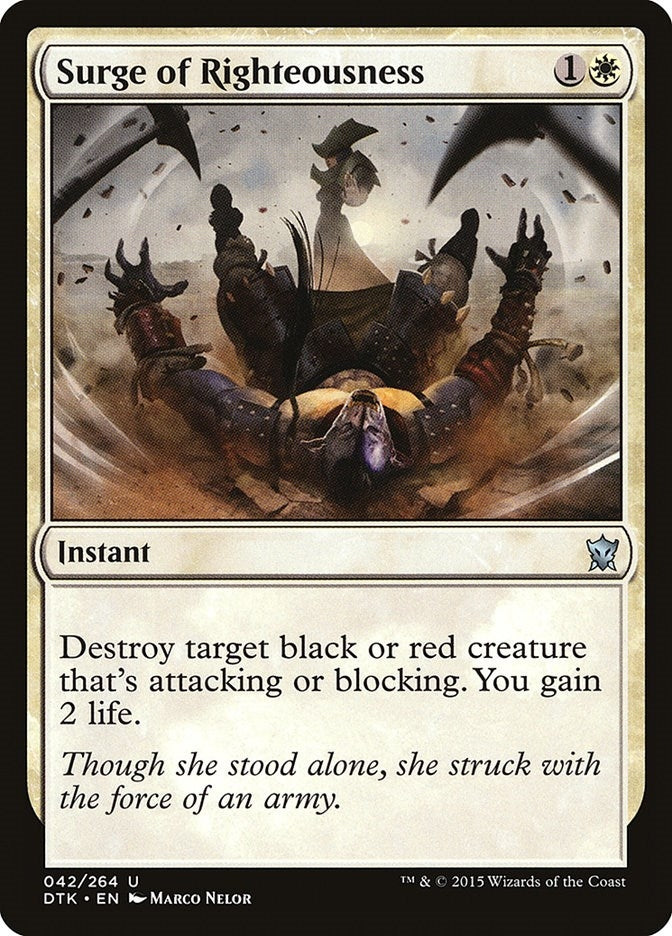 Surge of Righteousness (42) [DTK] - MTG Single