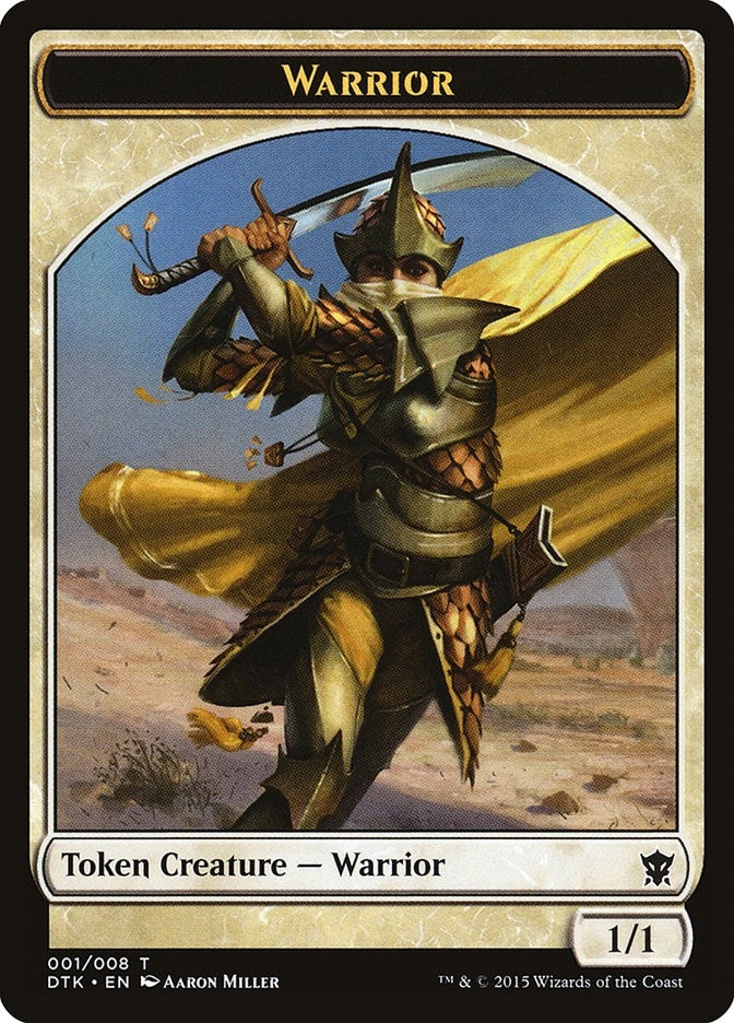 Warrior Token (0) [DTK] - MTG Single