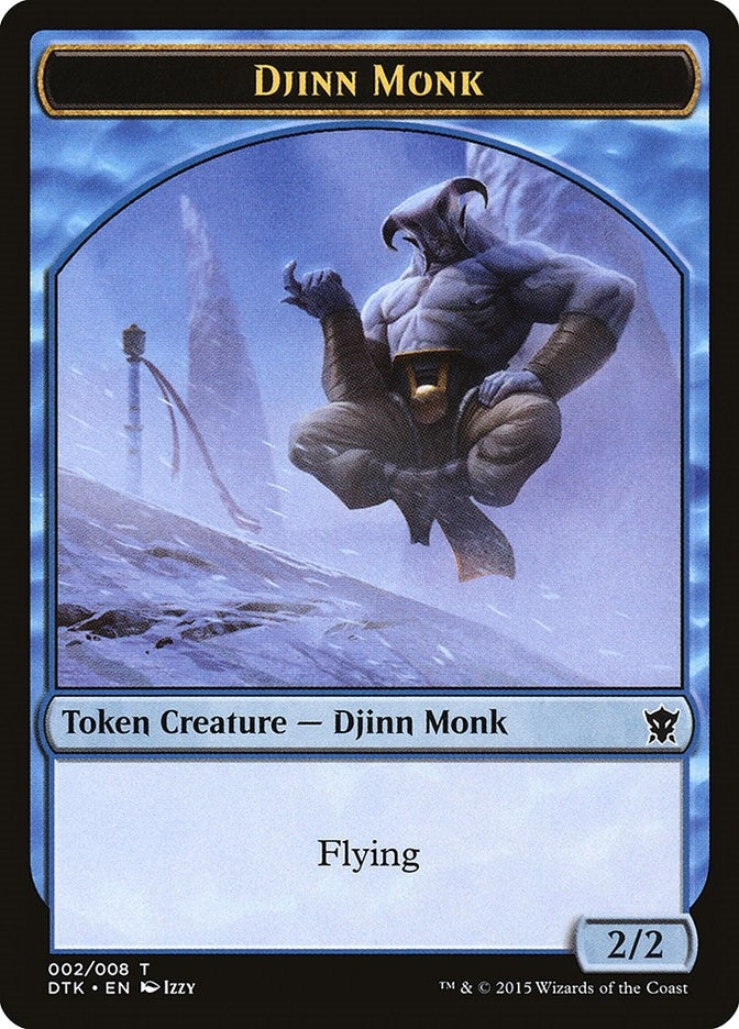 Djinn Monk Token (0) [DTK] - MTG Single