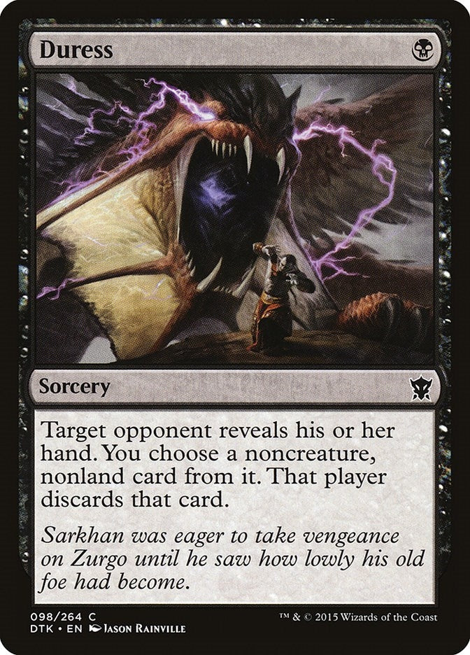 Duress (98) [DTK] - MTG Single