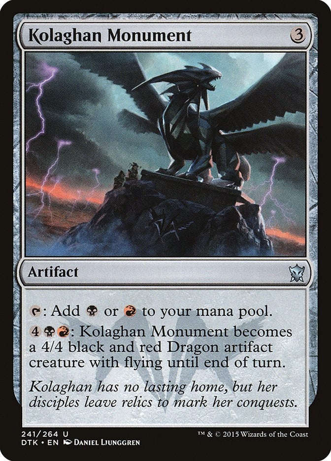 Kolaghan Monument (241) [DTK] - MTG Single