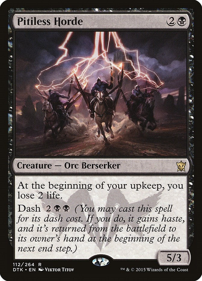 Pitiless Horde (112) [DTK] - MTG Single