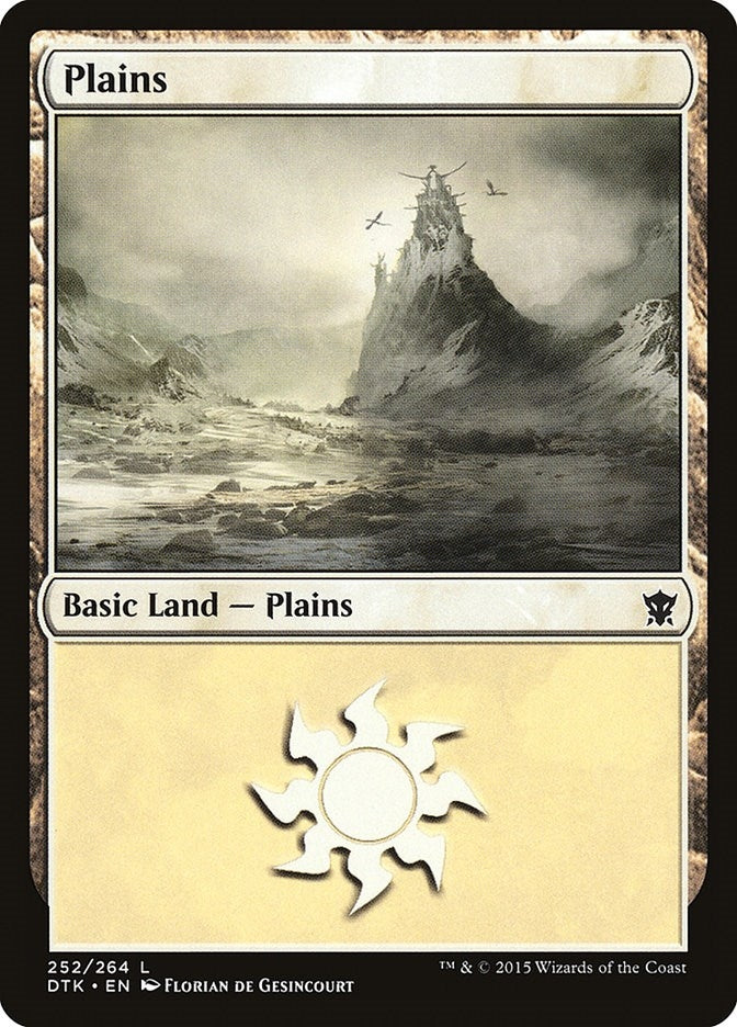 Plains (252) (252) [DTK] - MTG Single
