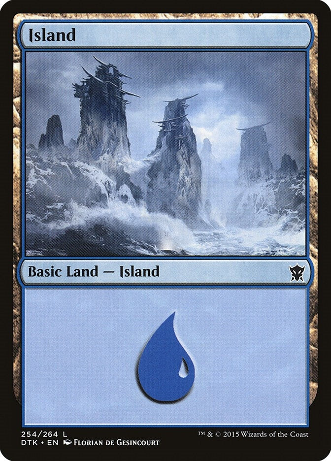 Island (254) (254) [DTK] - MTG Single