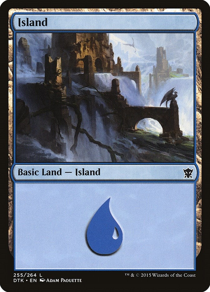 Island (255) (255) [DTK] - MTG Single