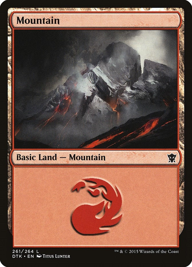 Mountain (261) (261) [DTK] - MTG Single