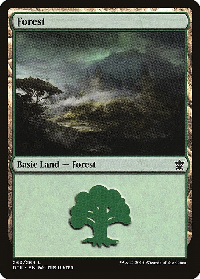 Forest (263) (263) [DTK] - MTG Single