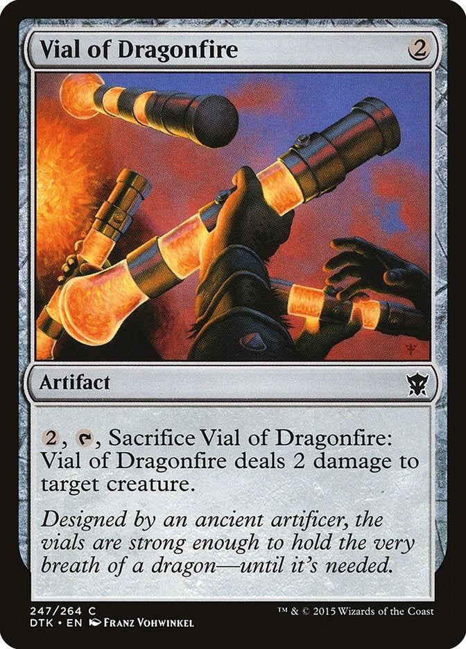 Vial of Dragonfire (247) [DTK] - MTG Single