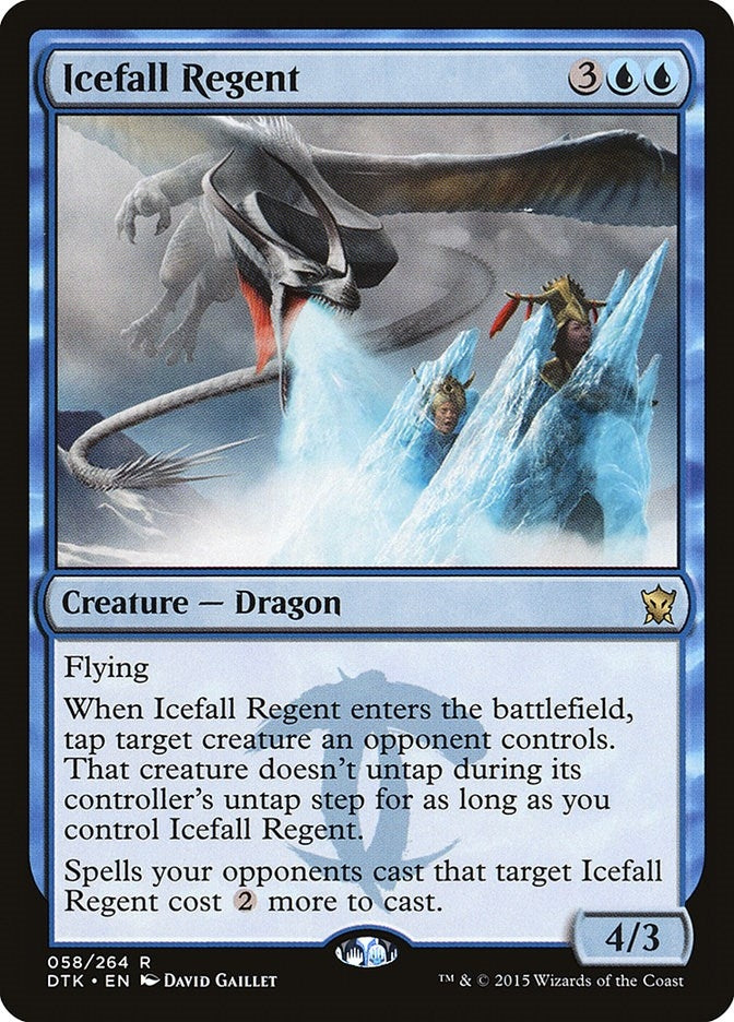 Icefall Regent (58) [DTK] - MTG Single