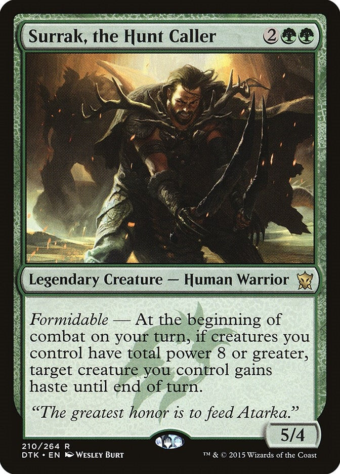 Surrak the Hunt Caller (210) [DTK] - MTG Single