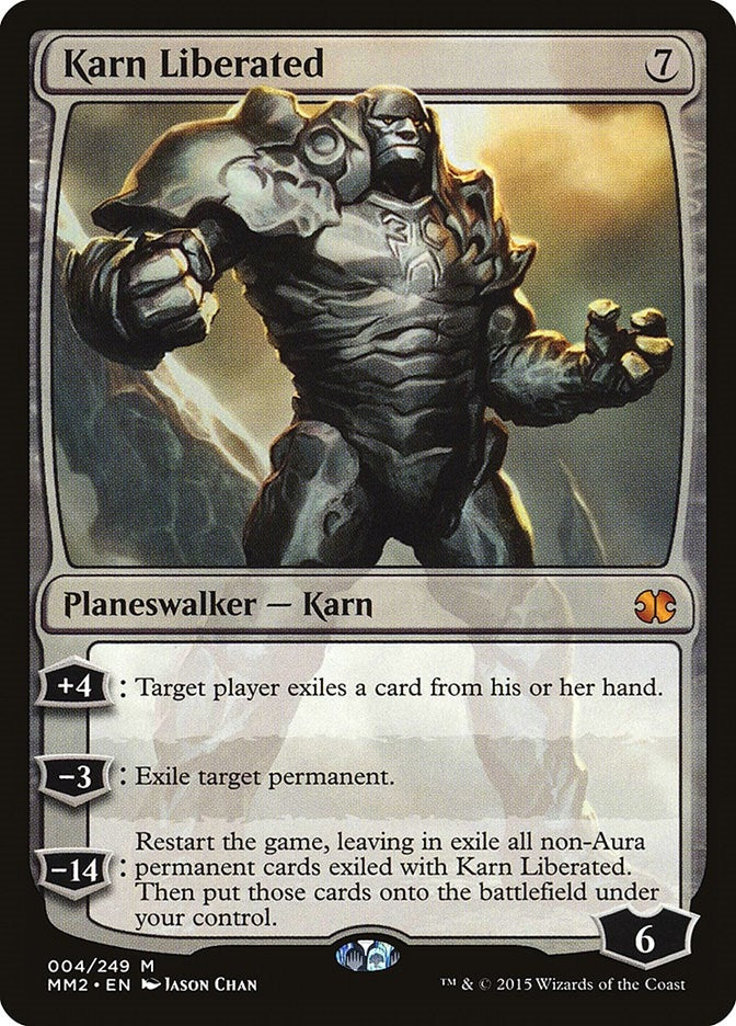 Karn Liberated (4) [MM2] - MTG Single